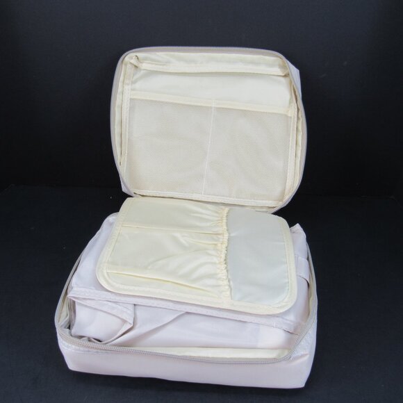 BAGAIL Set of 7 Beige Compression Packing Cubes For Travel & Case New - Picture 3 of 12